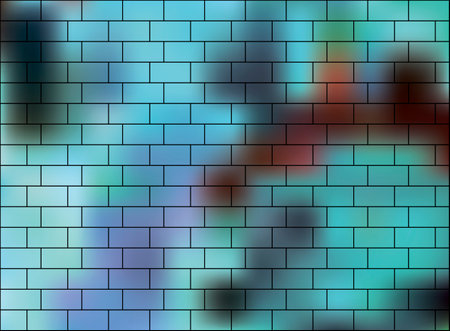 Naturalistic seamless vector texture of old brickworkのイラスト素材