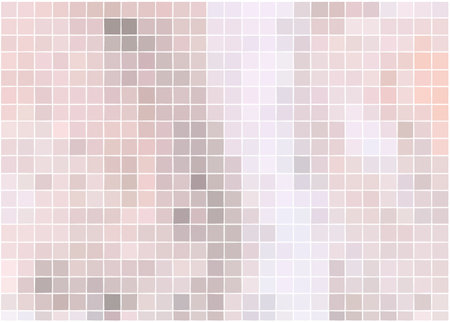 Censored sign from pixel blur. Square color background in mosaic design. Blurry effect for protection face and body on photo and video. Digital censorship for content, abstract vector illustrationのイラスト素材