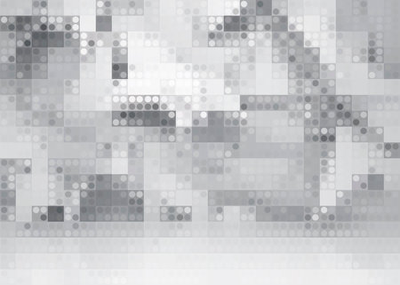 Vector Abstract Elegant white and gray Background. Abstract white pattern. Square textureのイラスト素材
