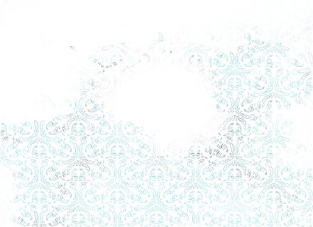 Seamless abstract floral pattern. Gray and white vector background. Ornament for wrapping, wallpaper, tilesのイラスト素材