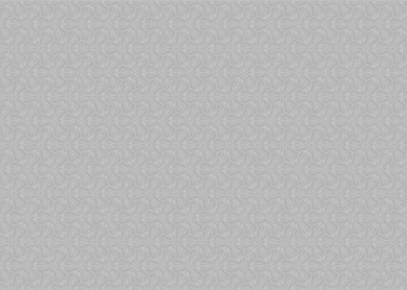 illustration with white ornament on gray background