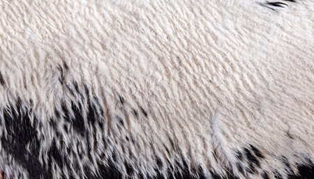 A natural texture of the cow's skinの写真素材