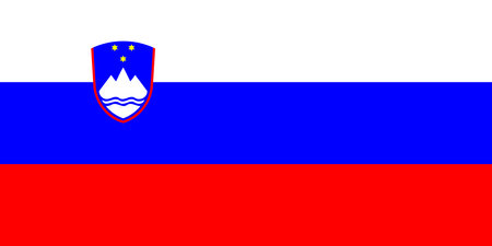 Flag of Sloveniaのイラスト素材