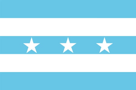 Flag of Ecuador with coat of arms. Vector. Accurate dimensions, element proportions and colors.のイラスト素材