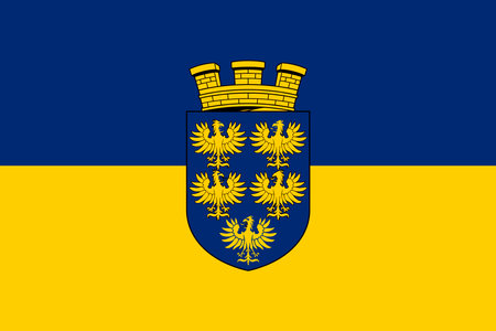 Service flag of the state of Lower Austria, Austriaのイラスト素材