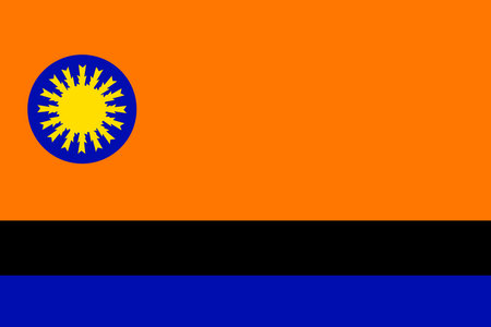 Flat Vector Flag of the Venezuelan State of Cojedesのイラスト素材
