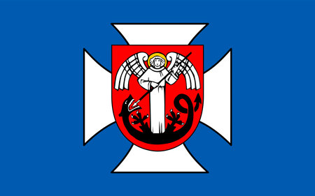 Flag of Lancsut Countyのイラスト素材