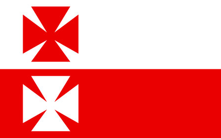 Flag of Elblongのイラスト素材