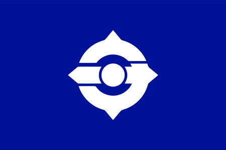 Map of Moriguchi City, Osaka Prefecture, Japan.のイラスト素材