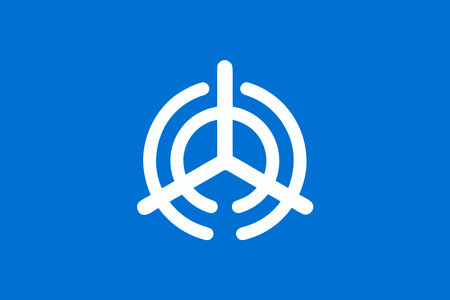Flag of Oita, Oitaのイラスト素材