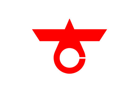 Flag of Oosakasayama, Osakaのイラスト素材