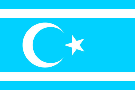Flag of Turkmen Front, Iraqのイラスト素材