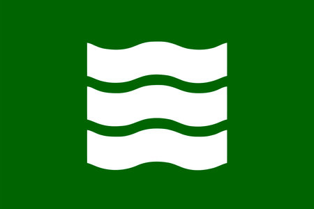 Flag of Hiroshima Cityのイラスト素材