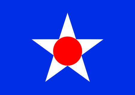 Flag of Asahikawa. Japanのイラスト素材