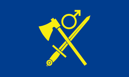 The of a Vansbro flagのイラスト素材