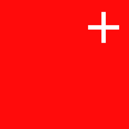 The of a flag Wappen Schwyz mattのイラスト素材