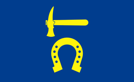 The flag of Malungのイラスト素材