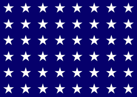 Naval jack of the United States (1912 1959)のイラスト素材