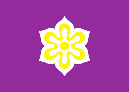 Flag of Kyoto Prefectureのイラスト素材