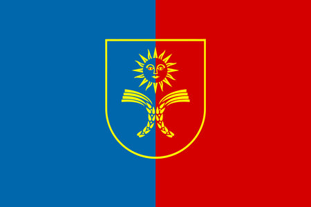 Flag of Khmelnytskyi regionのイラスト素材