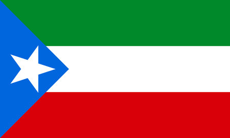 Flag of Somali Region, Ethiopia with blue background and white star. Represents Somali people, regional identity, and Ethiopian Somali heritage.のイラスト素材