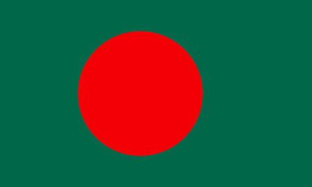 National flag of Bangladesh with green field and red circle. Symbolizes Bengali unity, freedom, and cultural heritage.のイラスト素材