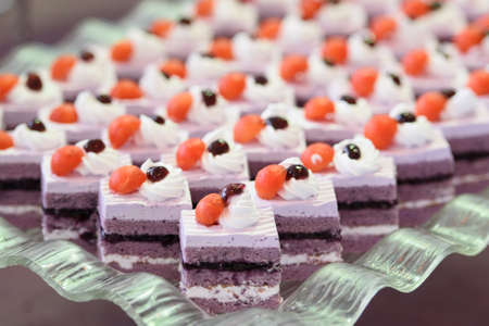 Mini cake for buffet party