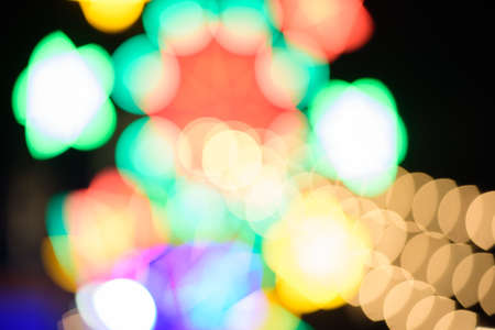 Abstract colorful bokeh background