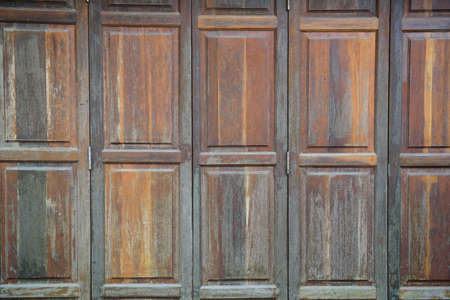 The old wood window for backgroundの写真素材