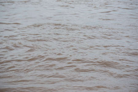 Surface of mekong riverの写真素材