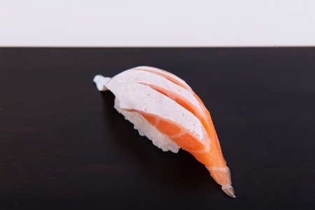 Sushi, the national food of Japan Made from good quality raw materials, fresh from the sea, making it look appetizing and delicious.の写真素材