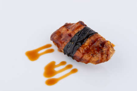 Sushi, the national food of Japan Made from good quality raw materials, fresh from the sea, making it look appetizing and delicious.の写真素材