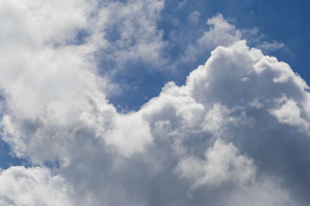 blurry image of white clouds on the dark blue sky The more you look, the more you come up with new...