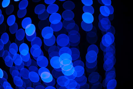 Abstract blue lights backgroundの写真素材