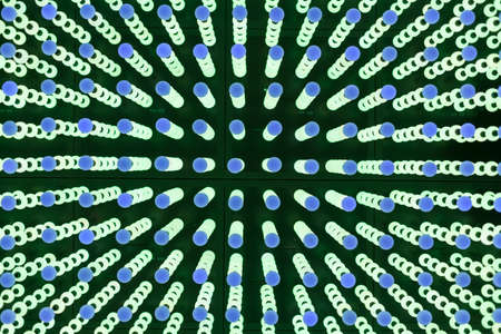perspective lights. Abstract background
