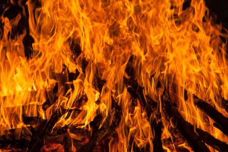 burning fireの写真素材