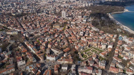 General view of Varna, the sea capital of Bulgariaの写真素材