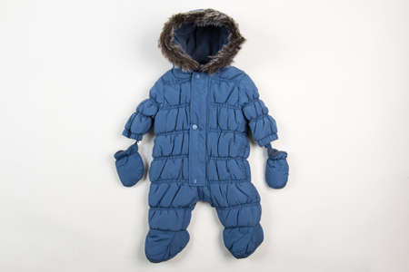 Cute warm winter suit for little children