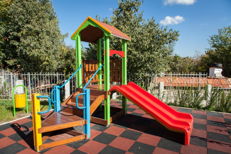 Children's playground in the park