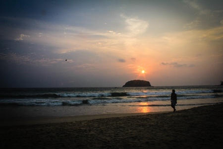 sunset at Phuket Beach