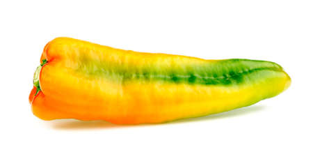 Closeup macro of gorgeous spicy capsicum pepperの写真素材