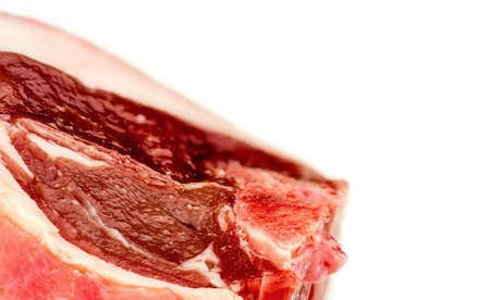 Background texture closeup of delicious uncooked raw lamb mutton meatの写真素材