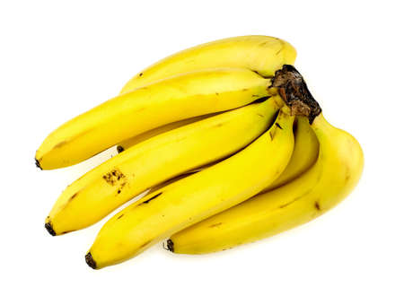 Bunch of bananas studio shotの写真素材