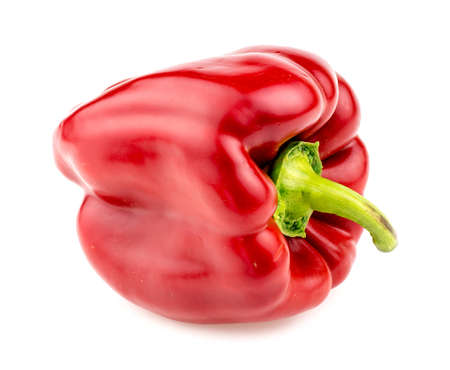 Capsicum isolated on whiteの写真素材