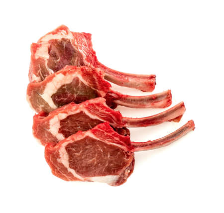 Mutton lamb chopsの写真素材