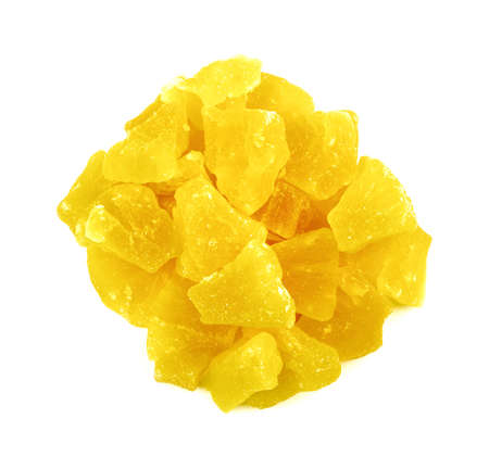 Dried dehydrated pineappleの写真素材