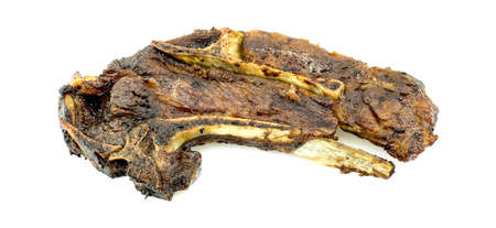 Pan fried lamb steakの写真素材