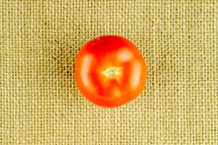 Aerial of fresh ripe red tomatoの写真素材