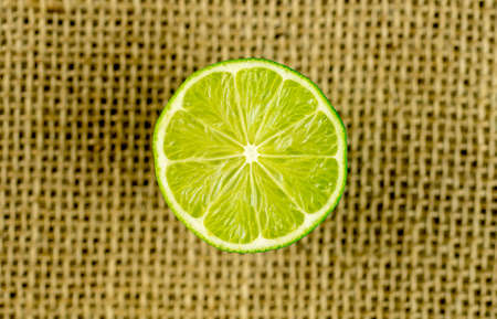 Aerial macro of juicy limeの写真素材