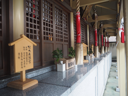 Kushida-jinja is a Shinto shrine located in Hakata-ku, Fukuoka, Japanのeditorial素材